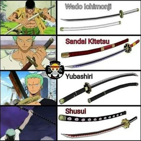 Your Favorite Zoro Sword Main Is Shusui And Wado Ichimonji One Piece