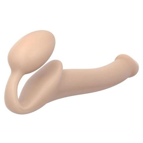 strap on me medium silicone bendable strapless strap on vanilla sex toys and adult novelties