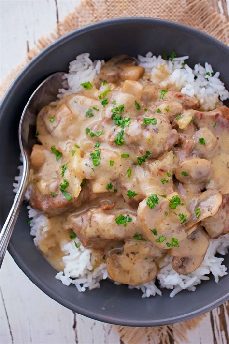 Steps To Prepare Beef Stroganoff With Rice Recipe