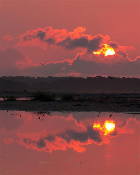 Pink Sunrise By Alan Raasch Beautiful Sunrise Sunset Wallpaper Sunrise