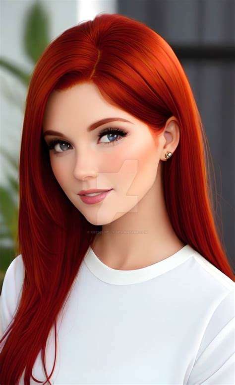 Hot Redhead Close Up By Xrebelyellx On Deviantart