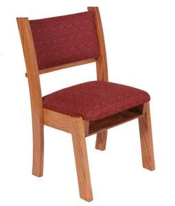 We bought many of these some style chairs awhile ago for our fellowship hall and they always get favorable. Wood Choir Chair - Called2Blessing Church Furniture