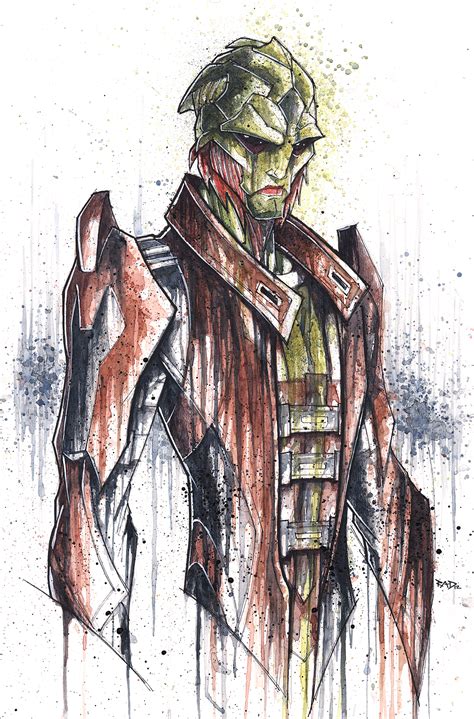 Superhero Saucy Shots Comic Art Of Rob Duenas Mass Effect Thane