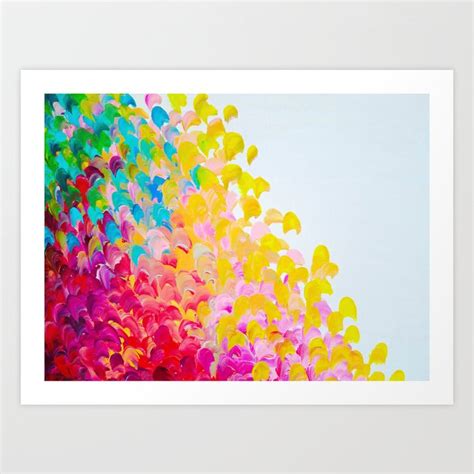 Creation In Color Vibrant Bright Bold Colorful Abstract Painting