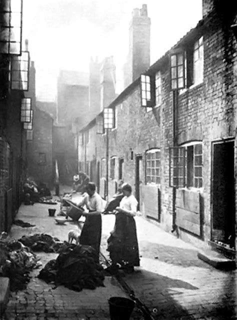 Sorting Rags In An East London Slum Court Victorian Street