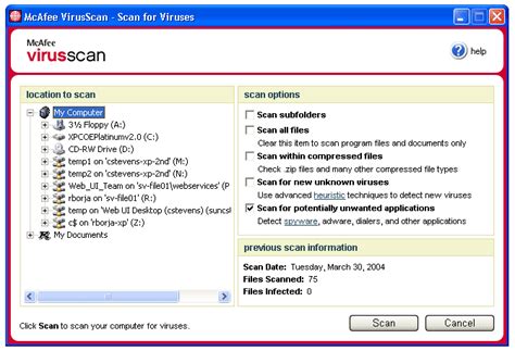 Mcafee Virusscan Protects Against Viruses And Spyware