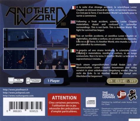 Another World 20th Anniversary Edition Box Shot For Playstation 3
