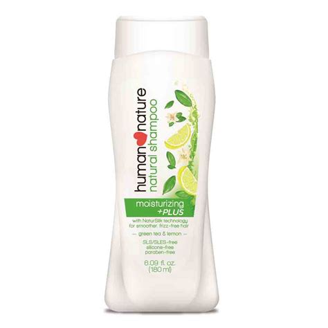 Human Nature Moisturizing Plus Shampoo Green Tea 180ml All Day