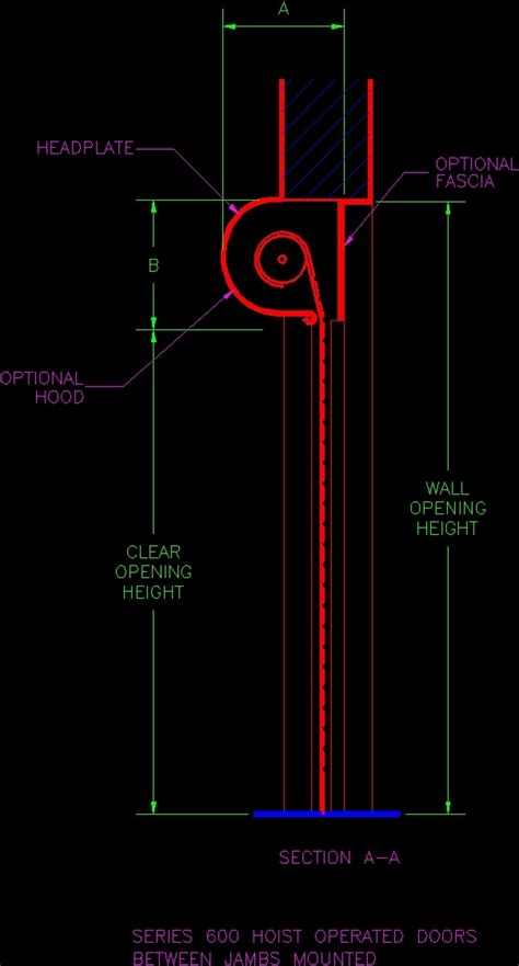 Rolling Door Detail Dwg Detail For Autocad Designs Cad