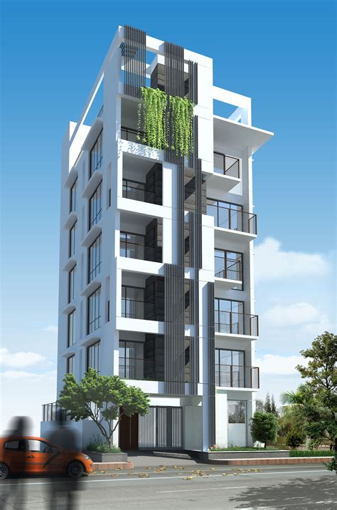 A 6 Storied Residential Building At Chittagong Bangladesh