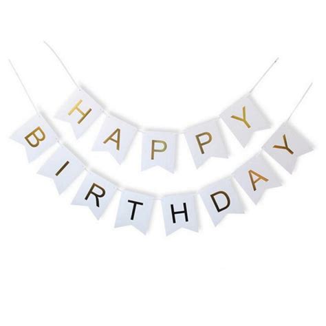 1 Set Paper Happy Birthday Party Bunting Banner Letter Hanging Pastel