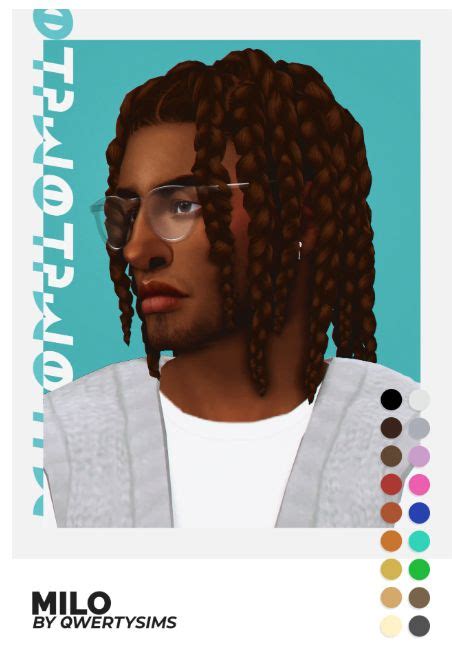 Sims 4 Male Curly Hair Maxis Match Vrpag