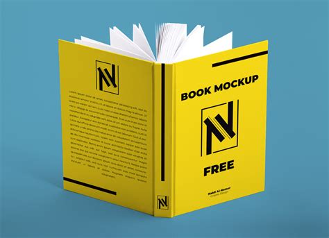 Free Open Hardcover Book Mockup Psd Good Mockups