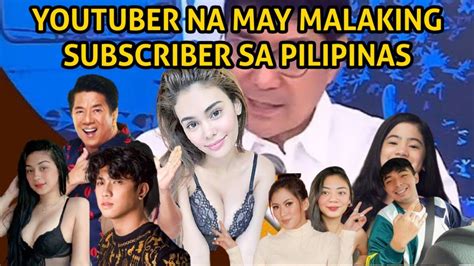 10 may pinakamalaking subscriber sa pilipinas as of march 2021 youtube