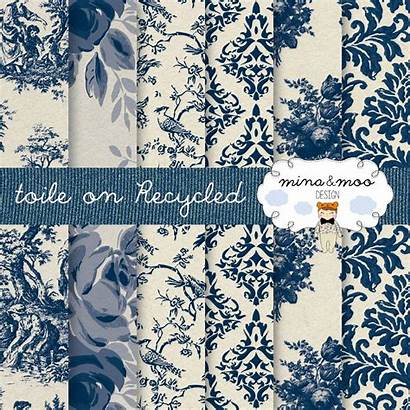 French Country Toile Pattern Patterns Paper Background