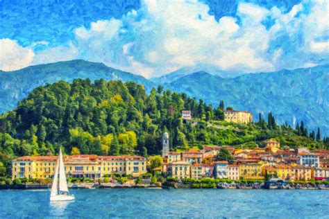 Bellagio Lake Como By Jack Hayhow Affordable Art Prints For Sale On