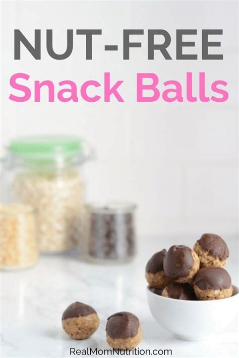 Nut Free Snack Balls Recipe Nut Free Snacks Snacks Healthy