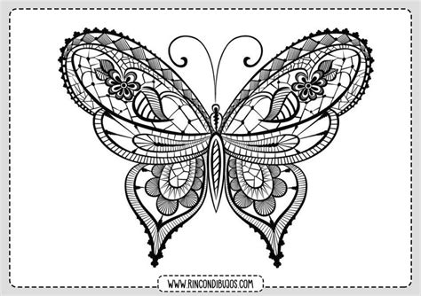 Mariposa Bonita Para Colorear Rincon Dibujos