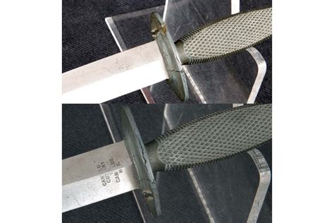 Marine Corps Raider Stiletto With Fantastic Etched Panel