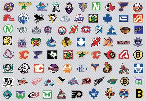 Vector Art Logos Of The National Hockey League Nhl In French Ligue