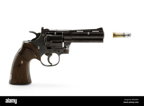 Gun Firing Bullet Stock Photo Alamy