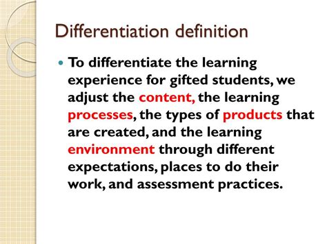 Ppt Compacting And Differentiation Strategies With Ted Students