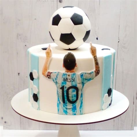 Torta Messi Argentina Soccer Birthday Cakes Football Birthday Cake