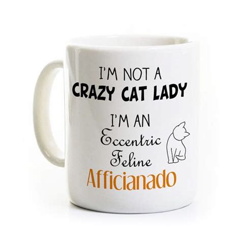 Crazy Cat Lady T Cat Lover Coffee Mug By Perksandrecreation On Etsy