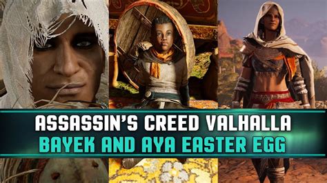Assassin S Creed Valhalla Bayek And Aya Easter Egg Youtube