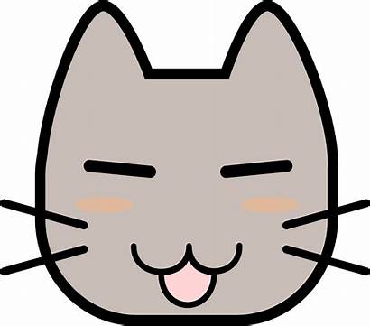 Cat Face Clipart Cartoon Transparent Pngio