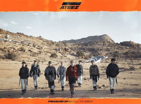 Ateez Roam The Desert In Fierce Group Teasers For Their Debut Mini Album Treasure Ep1 All To