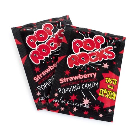 Pop Rocks Strawberry 24 Count Fun And Delicious Candy For Goodie