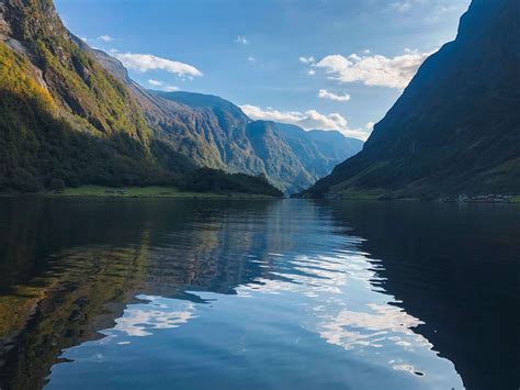 Norway Fjord Cruising Through Sognefjord To Flam Free Shipping