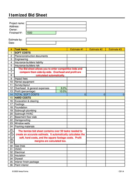 12 Construction Expenses Spreadsheet Sample Excel Templates