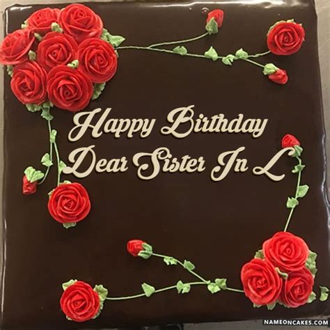13 birthday paragraphs for my lovely happy birthday, dear sister! Happy Birthday dear sister in law Cake Images