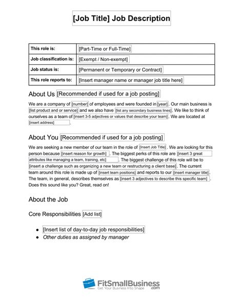 0 ratings0% found this document useful (0 votes). How To Do A Job Description Template - Job Retro
