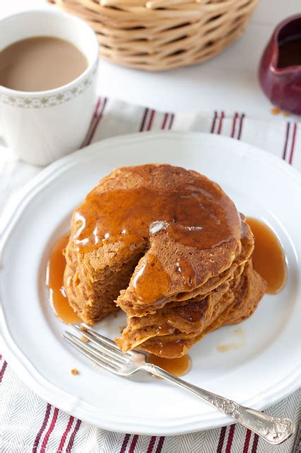 Pumpkin Apple Pancakes With Apple Cider Syrup Recipe Back To The
