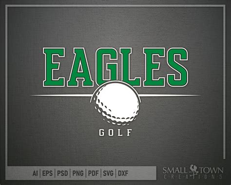 Eagle Eagle Golf Golf Ball Golf logo Golf Team Sports | Etsy | Golf logo, Golf ball, Golf