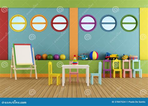 Kindergarten Classroom Background