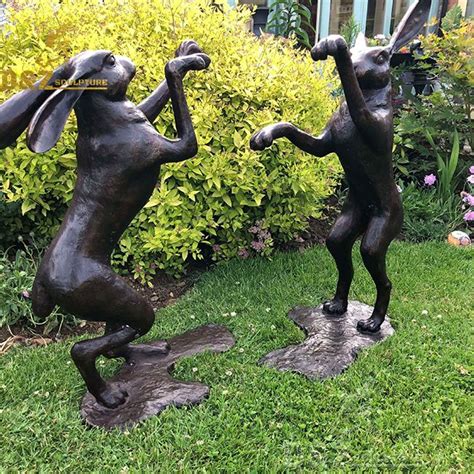 Hare Garden Statue Dandz Sculpture