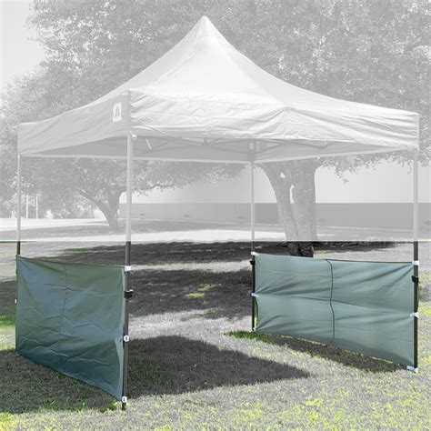 If you are looking for a large booth size that is also easy to transport and to set up, our 10×20 pop up canopy tents got you covered! Two Half Walls for Pop Up Tent Canopy Shelter 10'x10', 10 ...