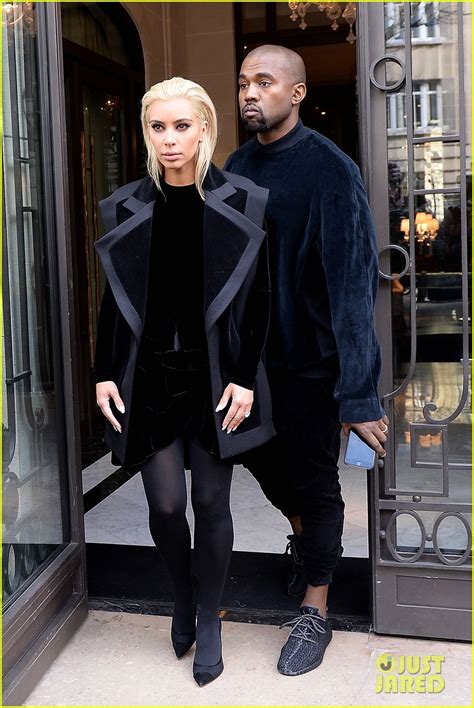 Kim Kardashian Debuts Platinum Blonde Hair Photo 3318875 Kanye West