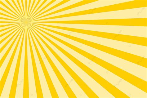 Yellow Sun Rays Vector Background Wallpaper Abstract Backdrop