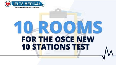 10 Rooms For The Osce New 10 Stations Test Of Competence 2021 Learn