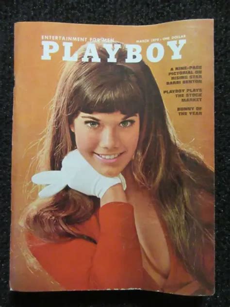 Vintage Playboy Magazine March Nice Tight Complete Book See Pics