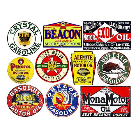 Old Oil Company Logos