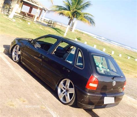 VW Gol G3 Rebaixado Rodas Volcano Strong Aro 18