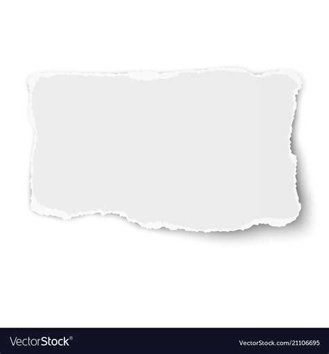 Rectangular Background With Edges Of Torn Paper Stock Vector The Best