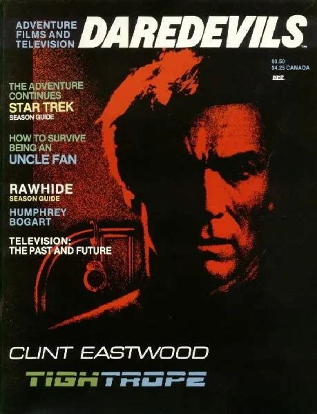 Daredevils Magazine 11 Clint Eastwood Cover Star Trek 1984 Unread Vfn
