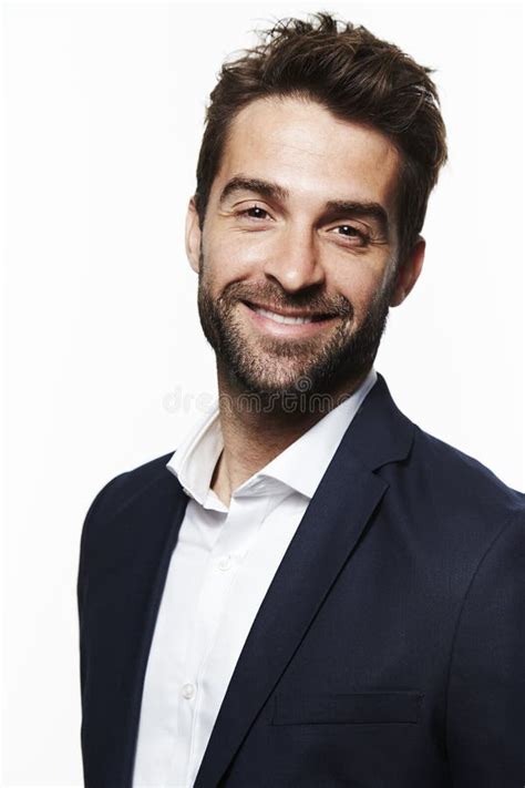 Portrait Of Handsome Man Stock Photo Image Of Camera 90033110